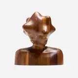 Brendan Monroe, Waver, 2012, carved walnut