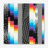 Felipe Pantone, Chroma Dynamica 25, 2017, acrylic and spray paint on aluminum