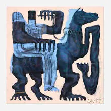 Laust Højgaard, Big Energy, 2022, acrylic on linen