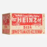 Madsaki, Heinz Tomato Ketchup Box II, 2019, acrylic and screenprint on wood