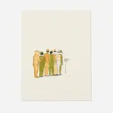Marcel Dzama, Untitled (Breadline), 2003, ink and watercolor on paper