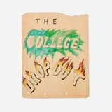 Devin Reynolds, The College Dropout, 2022, ink and mixed media on paper