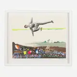 Marcus Brutus, Untitled 1 (from the Works on Paper 2020 series), 2020, acrylic on paper in artist's frame