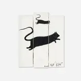 Blek le Rat, Rat 4, 2017, acrylic and spraypaint on wood