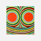Jonathan Edelhuber, Untitled Face, 2021, acrylic on panel