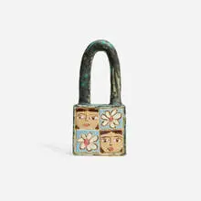 Maryam Yousif, Cosmic Handbag: Mirror Image, 2020, glazed stoneware