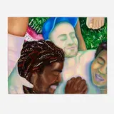 Brea Weinreb, Cuddle Puddle Study, 2022, oil on canvas