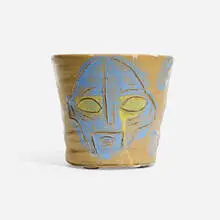 Adam D. Miller, Ultraman Cup, 2021, glazed earthenware