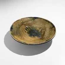 attribution Peter Voulkos, Charger with handprint, c. 1960, glazed stoneware