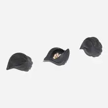 Michael Lee, Triennial Pods, 2000, Gabon ebony, fine silver