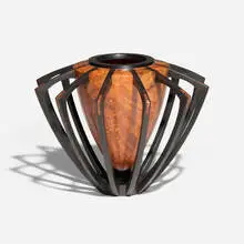 Mark Nantz, Nebula, 1999, ebony, amboyna burl