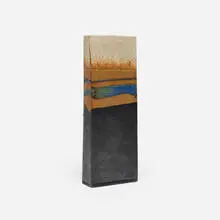 William Wyman, Tall vase, 1967, glazed stoneware