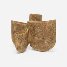 William Wyman, Vessel, 1958, partially-glazed stoneware