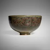 Edwin and Mary Scheier, Early bowl, c. 1955, glazed stoneware