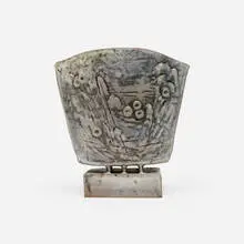 Robert Schellin, Vase, 1983, glazed earthenware