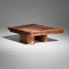 Pedestal by Modern, walnut, sold Apr 2025