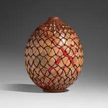 J. Paul Fennell, Red Cord Basketweave, 2007, carob