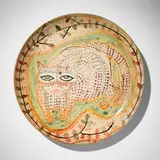 Beatrice Wood, Charger with cat