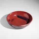 Large bowl by Toshiko Takaezu, c. 1985, glazed stoneware, sold Apr 2025