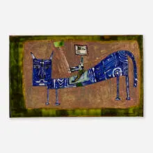 Bruno Capacci, Untitled, c. 1962, glazed ceramic
