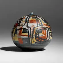 Clyde Burt, Vase, c. 1960, glazed stoneware