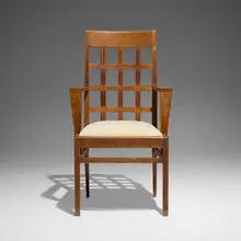 René Gabriel, Armchair, c. 1948, oak, upholstery