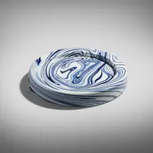 Sergio Asti, Ashtray from the Excelsior Hotel Lido, Venice, 1967, Murano glass