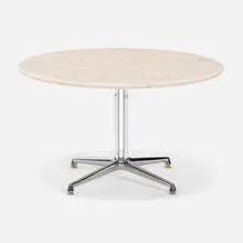 La Fonda coffee table by Charles and Ray Eames, 1964, slate, chrome-plated aluminum, sold Jan 2026