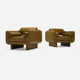 Vladimir Kagan, Matinee Chairs, pair