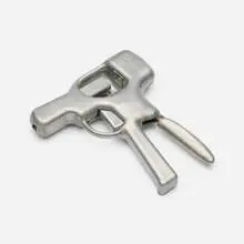 John Clark Industries, Krakall nut cracker, c. 1950, aluminum