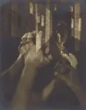 Else Ernestine Neuländer-Simon, Der Dieb, 1926, Vintage. Silbergelatineabzug, Mehrfachbelichtung