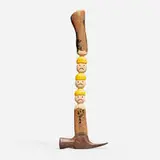 Hunter Potter, Misery Loves Company, 2021, painted and carved hammer