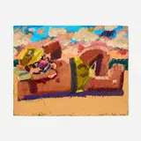 Jesse Morsberger, Wario Posing, 2022, oil on canvas
