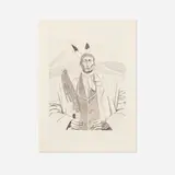 Julian Pace, Young Man Afraid of His Horses, 2020, graphite on paper