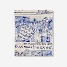 Sachi Moskowitz, Roe Draft, 2022, glazed stoneware