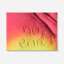 Preston Daniels, Never ending sunset, 2022, acrylic, airbrush on canvas
