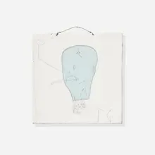 Epitaph 2 by Rot Gut, 2004, enamel and ink on board, sold Sep 2024