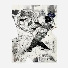WK Interact, Untitled, 2006, ink and mixed media on paper