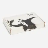 Banksy, We Love You...So You Love Us, 2001, spray paint on cardboard