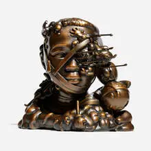Kayla Mahaffey, Bind, 2022, cast bronze