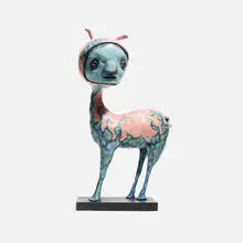 Scott Radke, Deer #4, 2006, mixed media sculpture