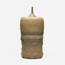 Val Cushing, Covered Jar, c. 1985, glazed stoneware