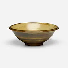 Bernard Leach, Bowl with snail on tree branch, c. 1950, glazed stoneware