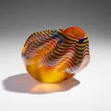 Cinnamon Macchia by Dale Chihuly, 2001, hand-blown glass, sold Apr 2025