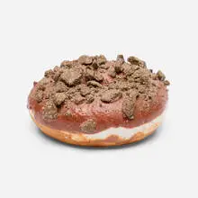Donut by David Gilhooly, 1973, glazed earthenware, sold Apr 2025