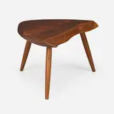 Plank stool by Mira Nakashima, 1994, American black walnut, sold Apr 2025