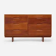 Cabinet by New Hope Modern, c. 1965, cherry, sold Apr 2025