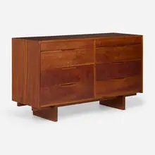 Cabinet by New Hope Modern, c. 1965, cherry, sold Apr 2025