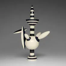 Peter Shire, Teapot, 2000, glazed earthenware