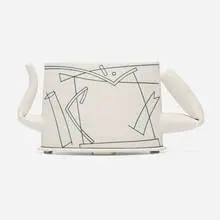 Six Way Tea by Nicholas Homoky, 2002, slip-decorated porcelain, sold Apr 2025